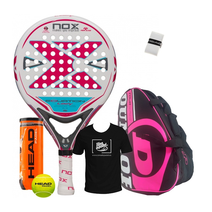 Pack Nox Equation Lady + Paletero Competition Pink