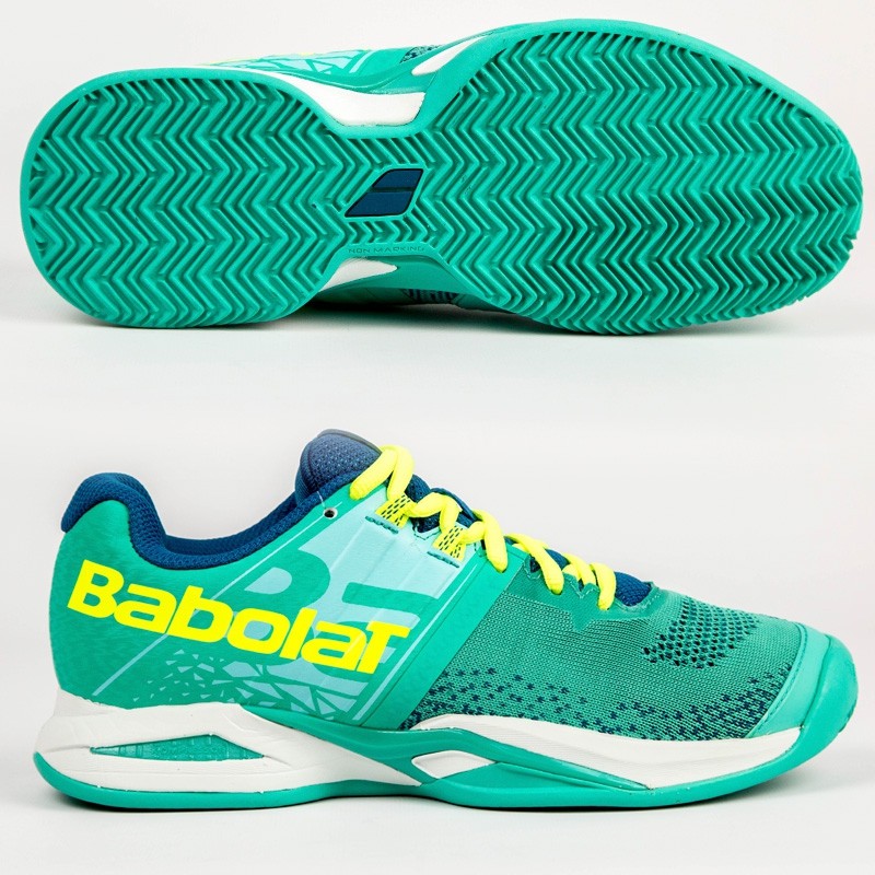 Zapatilla Babolat Propulse Blast Padel W Green / White 2018