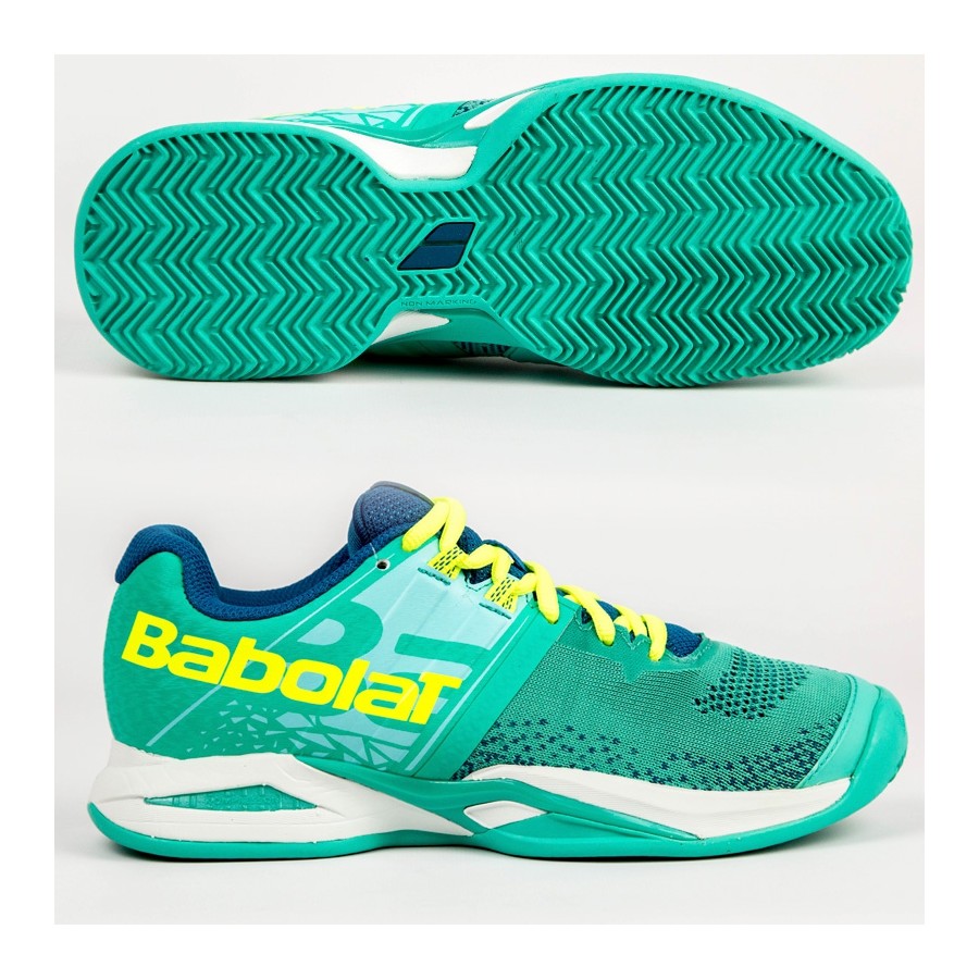 Lluvioso bandera mezcla Zapatillas Babolat Propulse Blast Woman Verdes 2018 - Zona de Padel