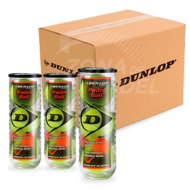 Cajón Pelotas Dunlop Padel 24 x 3 Unidades