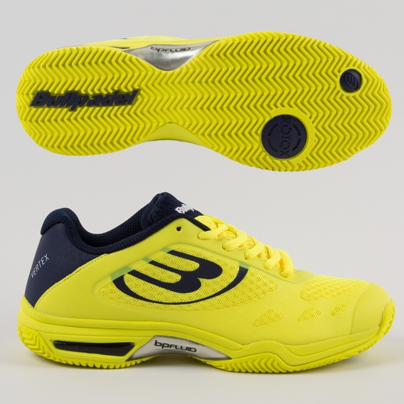Zapatilla Bullpadel Vertex Amarillo Flúor 2018 Zapatilla Bullpadel Vertex Amarillo Flúor 2018