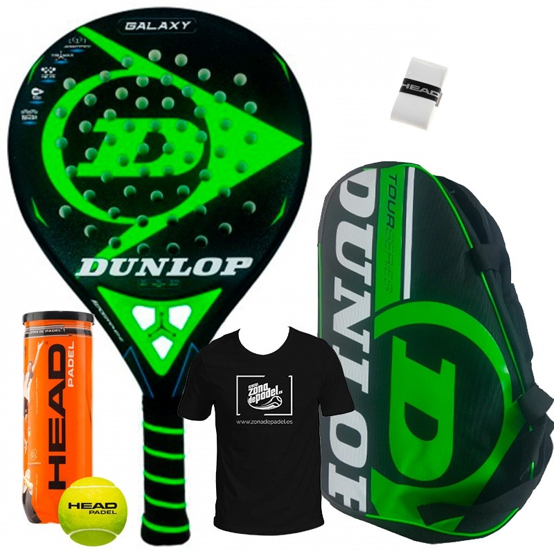 Pack Dunlop Galaxy + Paletero Tour Competition Verde 2018 Pack Dunlop Galaxy + Paletero Tour Competition Verde 2018