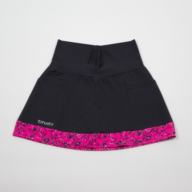 Falda emwey ajustada Gris Oscuro / Fucsia 2018 Falda emwey ajustada Gris Oscuro / Fucsia 2018