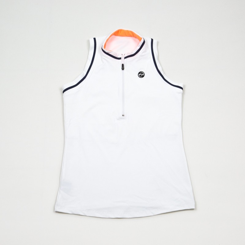 Camiseta emwey Cuello Mao Blanca 2018 Camiseta emwey Cuello Mao Blanca 2018