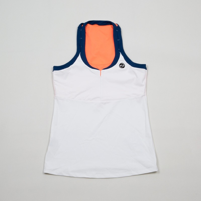 Camiseta Asas Blanco / Coral Flúor 2018 Camiseta Asas Blanco / Coral Flúor 2018