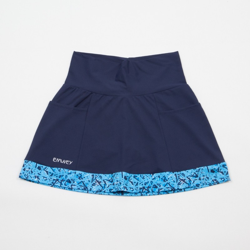 Falda Emwey Ajustada Azul Marino / Turquesa 2018 Falda Emwey Ajustada Azul Marino / Turquesa 2018