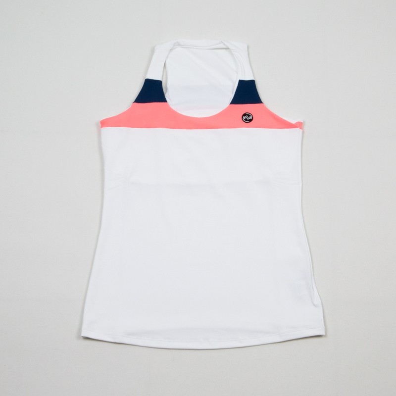 Camiseta EMWEY Ajustada Blanco / Denim 2018 Camiseta EMWEY Ajustada Blanco / Denim 2018