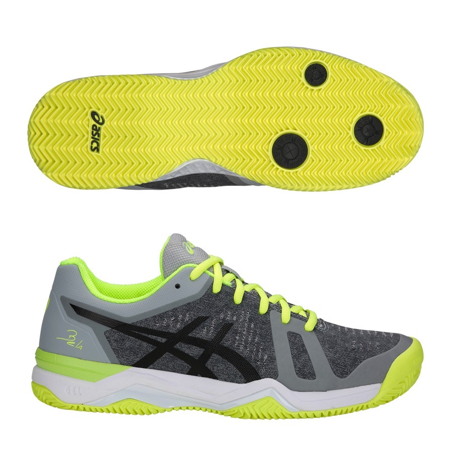 Asics Gel Bela GS Grises y Amarillas E802N-020 - Zona de Padel