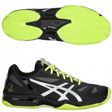 Comprar zapatillas Asics Gel Lima Negras y Amarillas E709Y-001 - Zona de  Padel BLACK FRIDAY