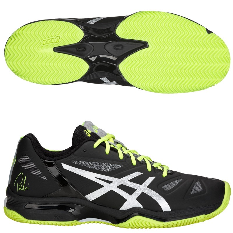 Nabo Interpretativo cilindro zapatillas Asics Gel Lima Negras y Amarillas E709Y-001 - Zona de Padel