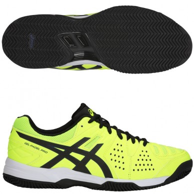 Zapatillas Asics Gel Padel Pro 3 SG Flash Yellow / Black 2018