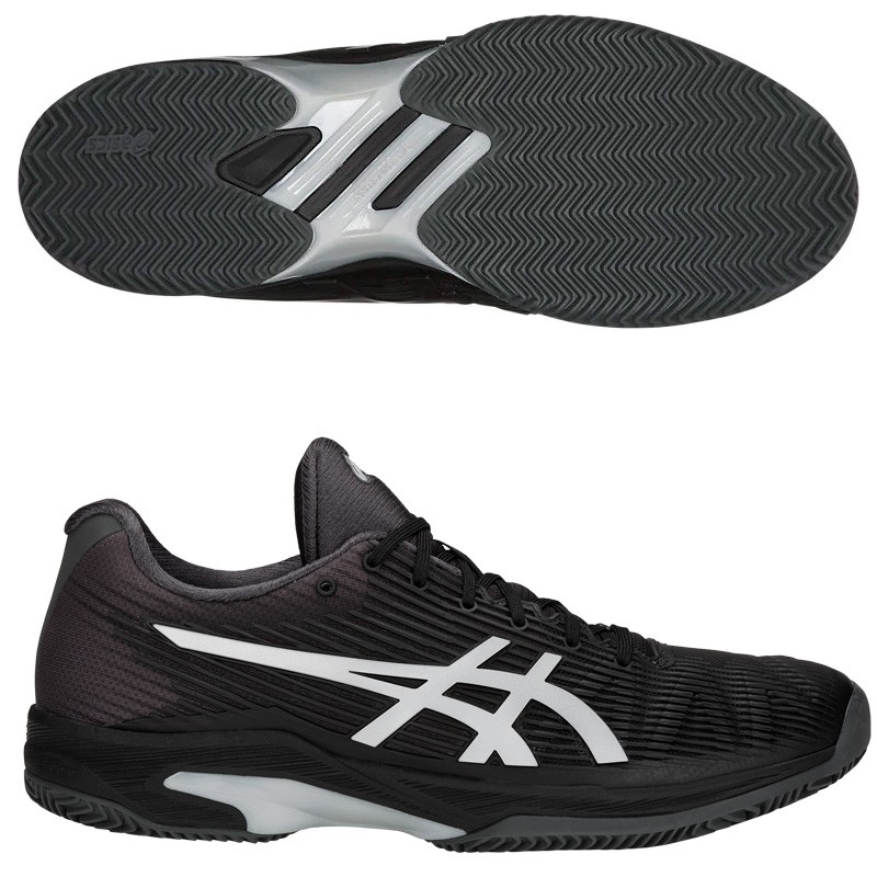 Zapatillas Asics Solution Speed FF Clay Black/Silver 2018 Zapatillas Asics Solution Speed FF Clay Black/Silver 2018