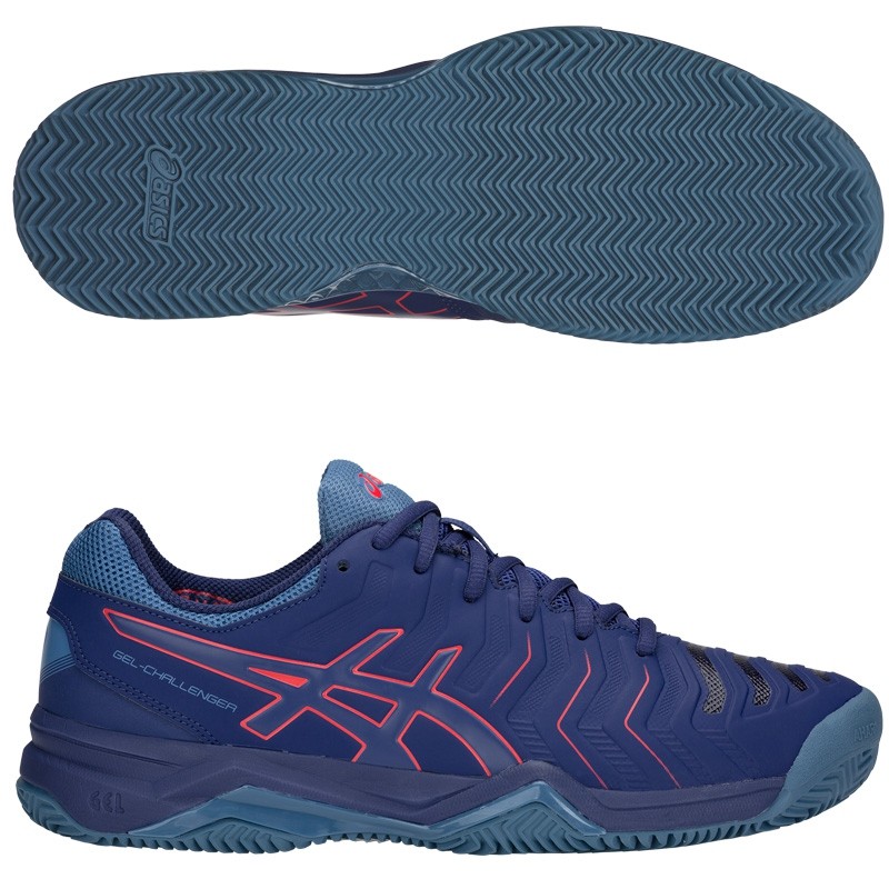 Zapatillas Asics Gel Challenger 11 Clay Blue Print / Red Alert 2018