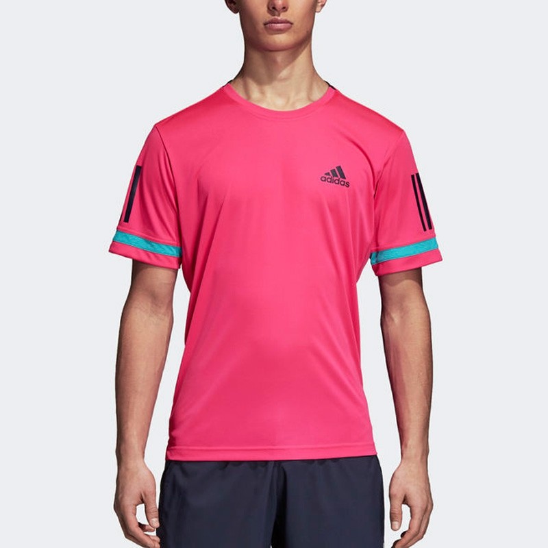 Camiseta Adidas Club 3Str Shock Pink 2018 Camiseta Adidas Club 3Str Shock Pink 2018