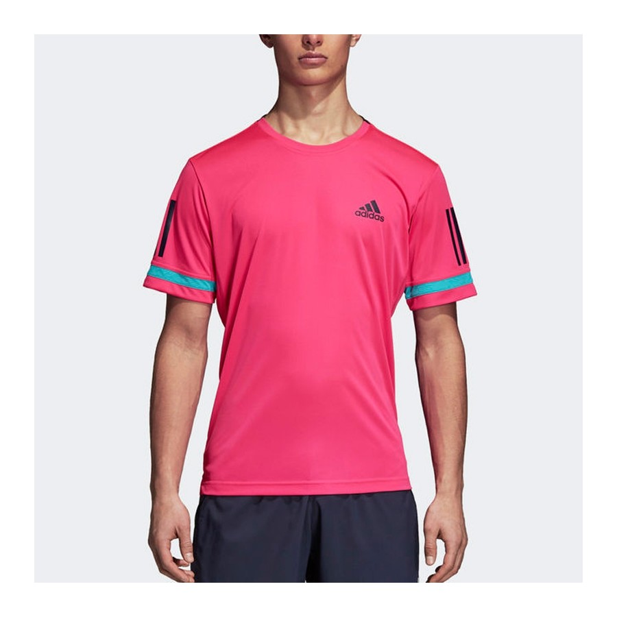 Camiseta Adidas Club 3Str Shock Pink 2018