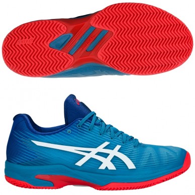 Zapatillas Asics Solution Speed FF Clay Azure / White 2018