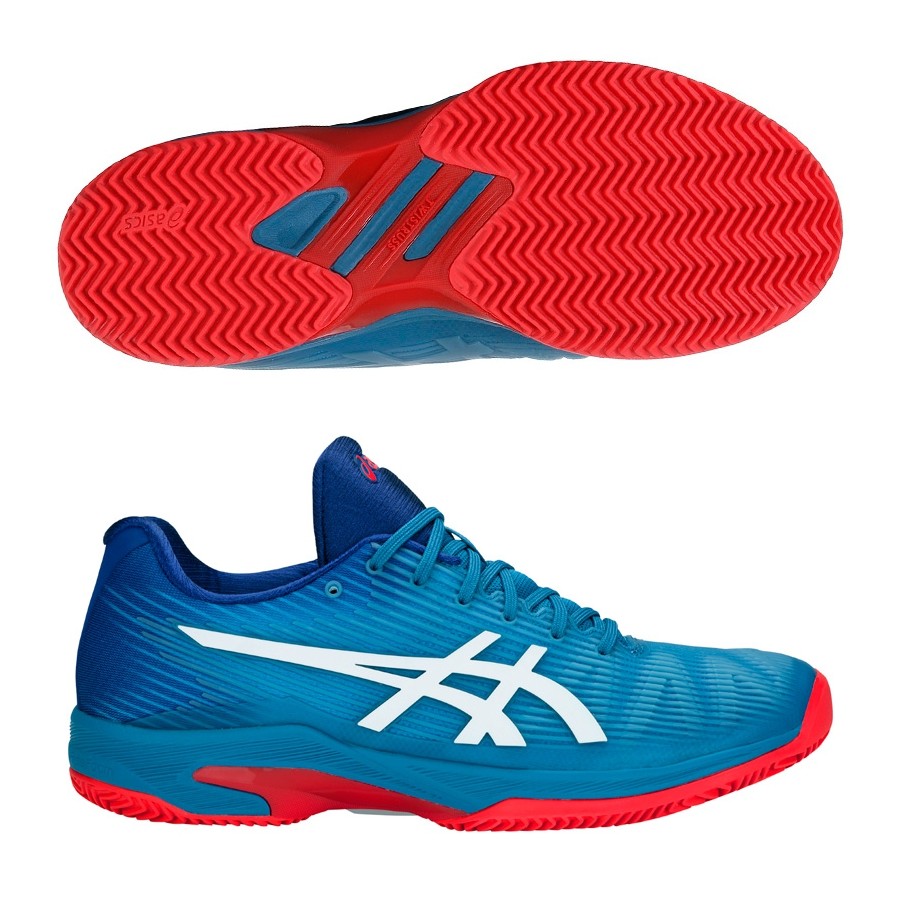 Zapatillas Asics Solution Speed FF Clay Azure / White 2018