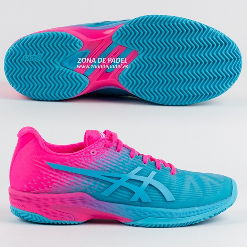 Zapatillas ASICS Solution Speed FF Clay Aquarium Hot Pink 2018 Zapatillas ASICS Solution Speed FF Clay Aquarium Hot Pink 2018