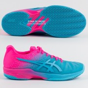 Zapatillas ASICS Solution Speed FF Clay Aquarium Hot Pink 2018