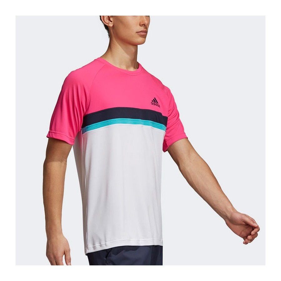 Camiseta Adidas Club C B Shock Pink 2018