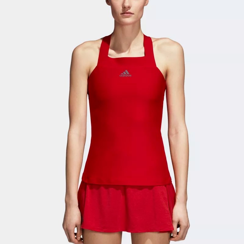 Camiseta de tirantes Adidas Barricade Roja 2018 Camiseta de tirantes Adidas Barricade Roja 2018