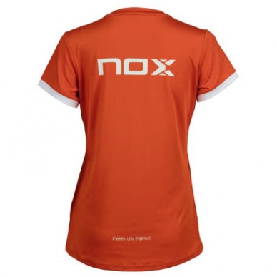 Camiseta Nox Team Roja logo Blanco 2018