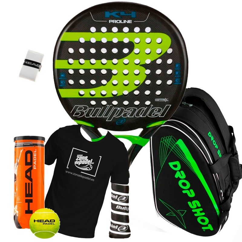 Pack Bullpadel K4 Pro + Paletero Tour Team Monstercombi 2018 Pack Bullpadel K4 Pro + Paletero Tour Team Monstercombi 2018