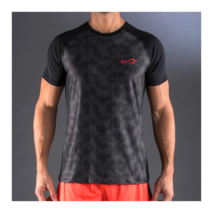 Camiseta Endless hombre Feisty Hexagon Black