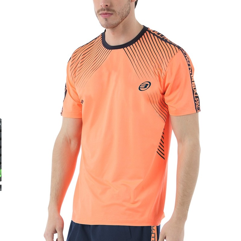 Camiseta Bullpadel Imotep Naranja Flúor Camiseta Bullpadel Imotep Naranja Flúor
