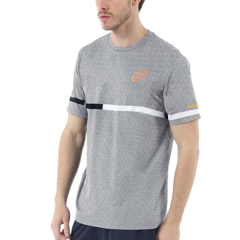 Camiseta Bullpadel Intria Gris Estampado Camiseta Bullpadel Intria Gris Estampado