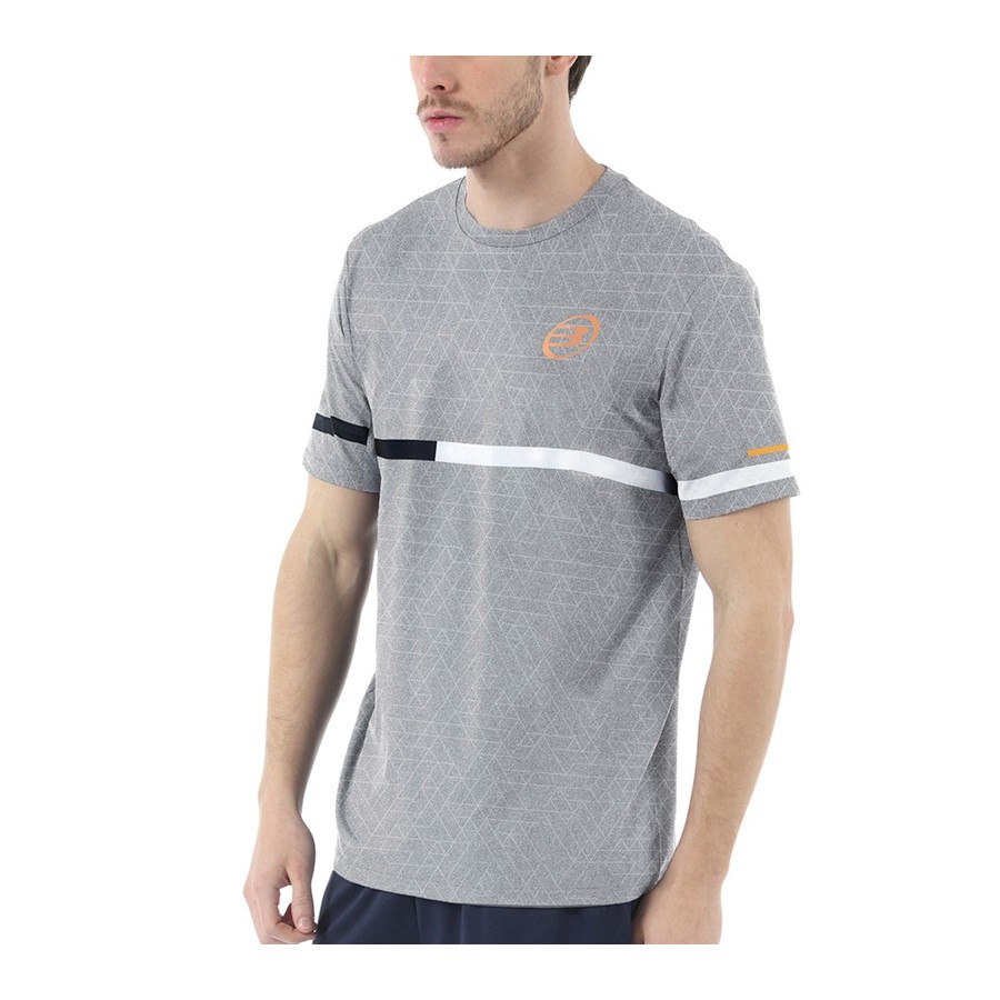 Camiseta Bullpadel Intria Gris Estampado