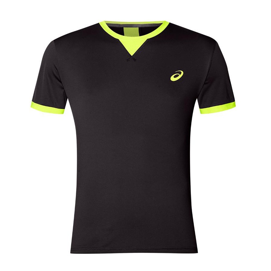 Camiseta Asics SS Top Black / Yellow 2018