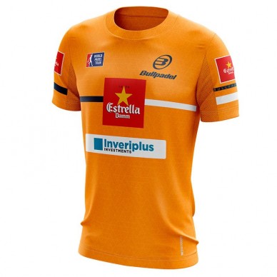 Camiseta Bullpadel Intria Maxi Sanchez Naranja 2019