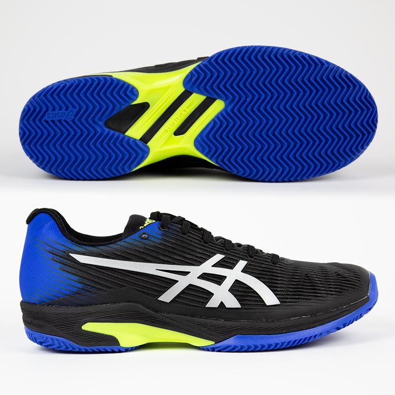 Zapatillas Asics Solution Speed FF Clay Black / Blue 2019 Zapatillas Asics Solution Speed FF Clay Black / Blue 2019