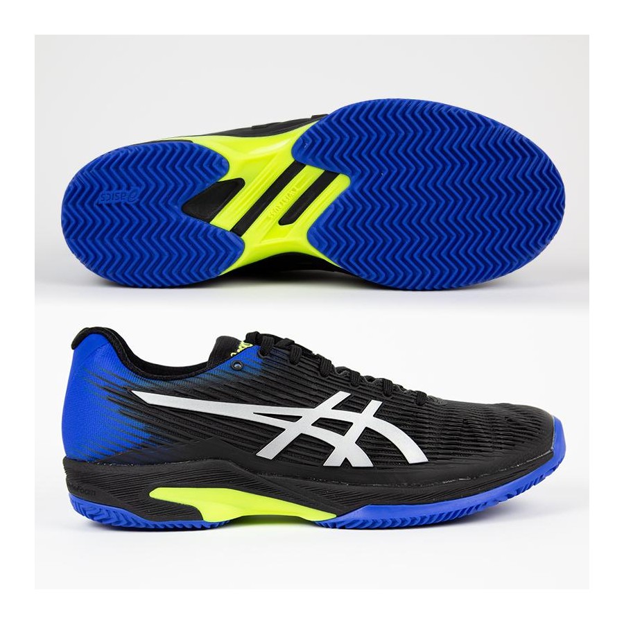 Zapatillas Asics Solution Speed FF Clay Black / Blue 2019