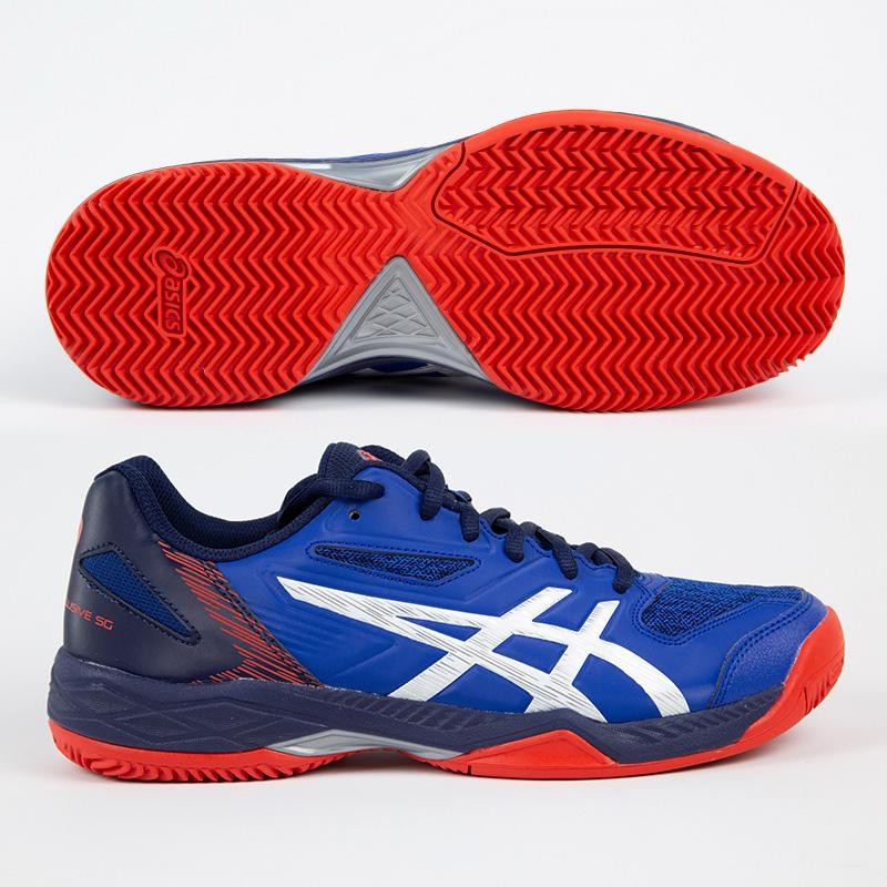 Zapatillas Asics Gel Padel Exclusive 5SG Blue / White 2019 Zapatillas Asics Gel Padel Exclusive 5SG Blue / White 2019