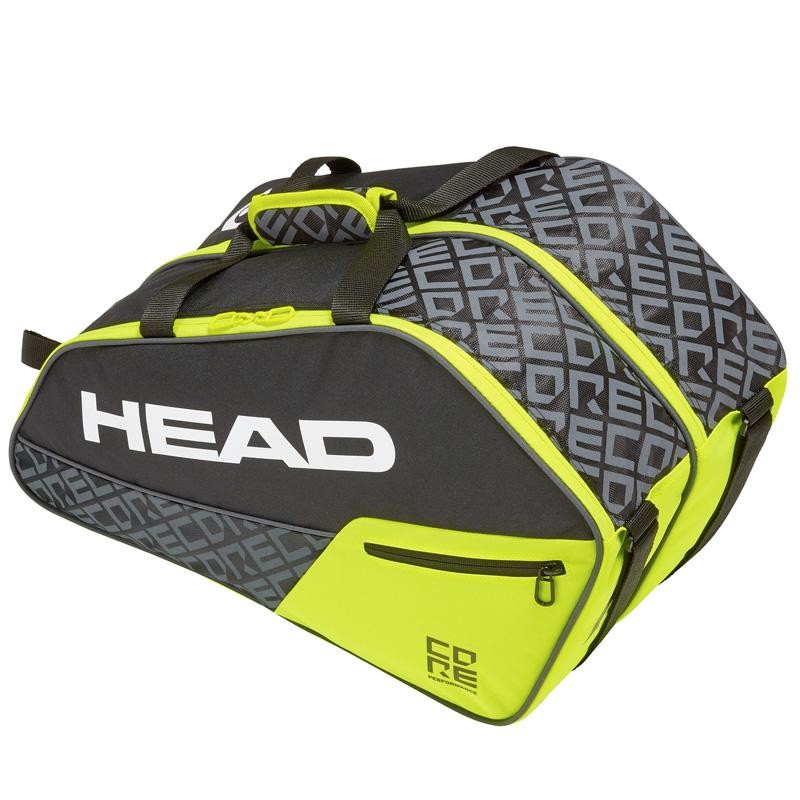 Paletero Head Core Padel Combi Black Yellow 2019