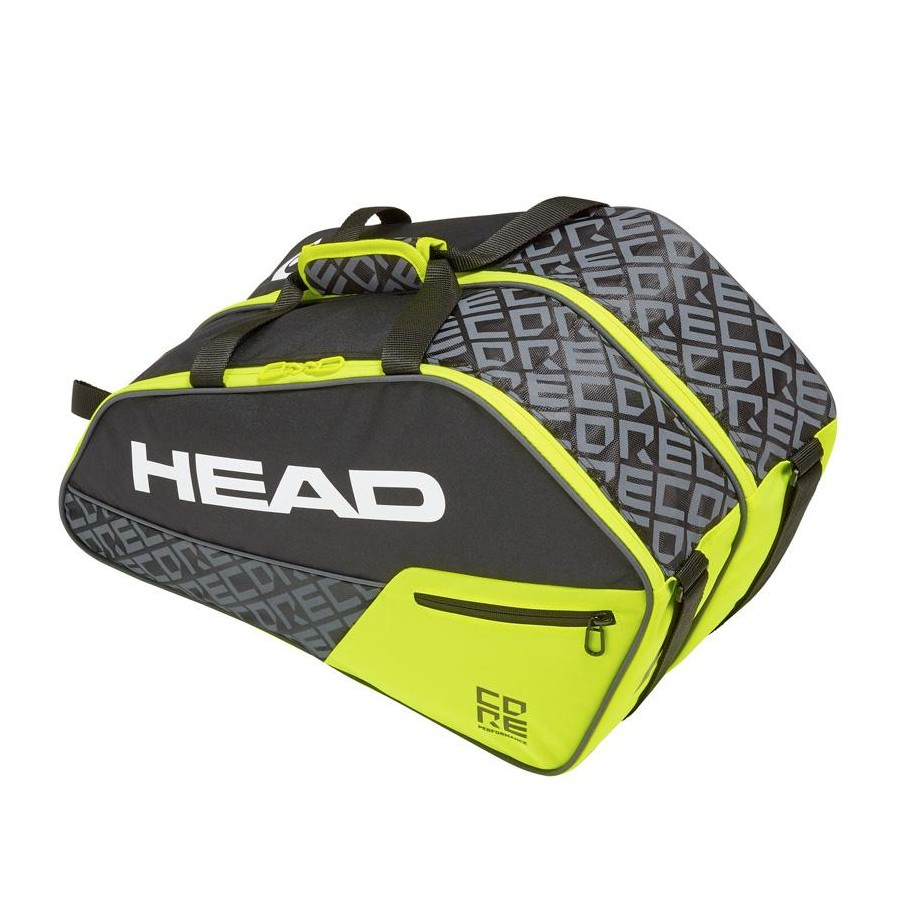 Paletero Head Core Padel Combi Black Yellow 2019