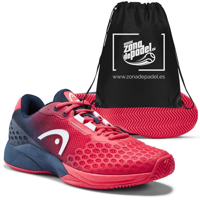 Zapatillas Head Revolt Pro 3.0 Clay Red Dark Blue 2019 Zapatillas Head Revolt Pro 3.0 Clay Red Dark Blue 2019