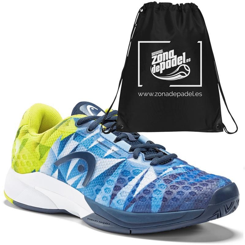 Zapatillas Head Revolt Pro 3.0 Sanyo Dark Blue Yellow 2019 Zapatillas Head Revolt Pro 3.0 Sanyo Dark Blue Yellow 2019