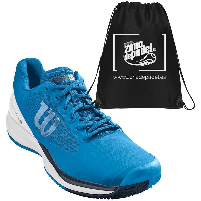 Zapatillas Wilson Rush Pro 3.0 Clay Imperial Blue White 2019 Zapatillas Wilson Rush Pro 3.0 Clay Imperial Blue White 2019