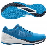 Zapatillas Wilson Rush Pro 3.0 Clay Imperial Blue White 2019