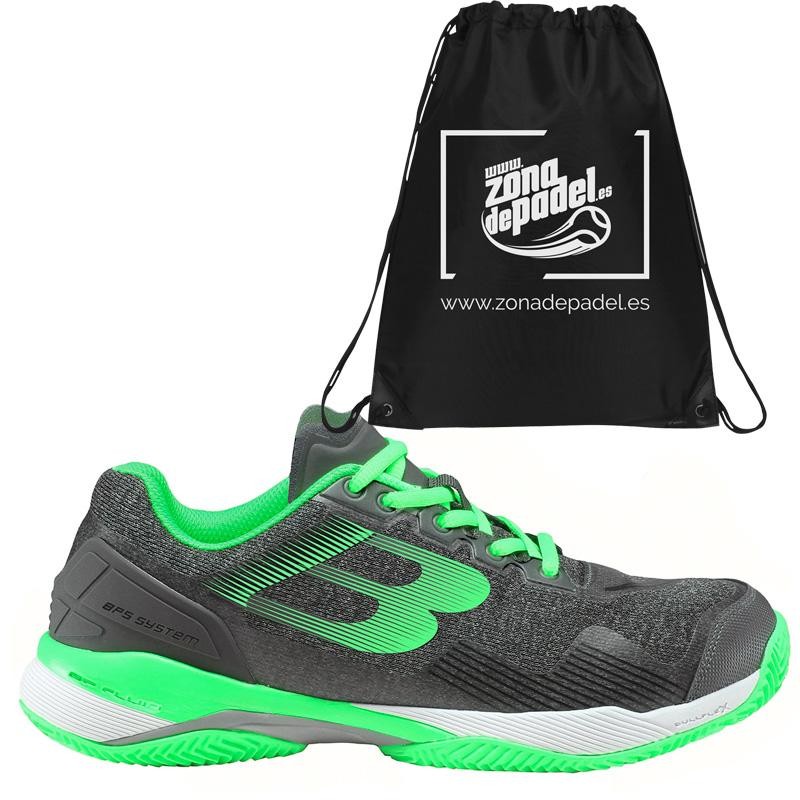 Zapatillas Bullpadel Hack Knit Gris Verde 2019 Zapatillas Bullpadel Hack Knit Gris Verde 2019