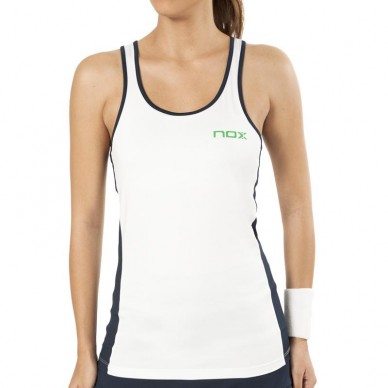 Camiseta de Tirantes Nox  Pro Blanco Logo Verde 2019