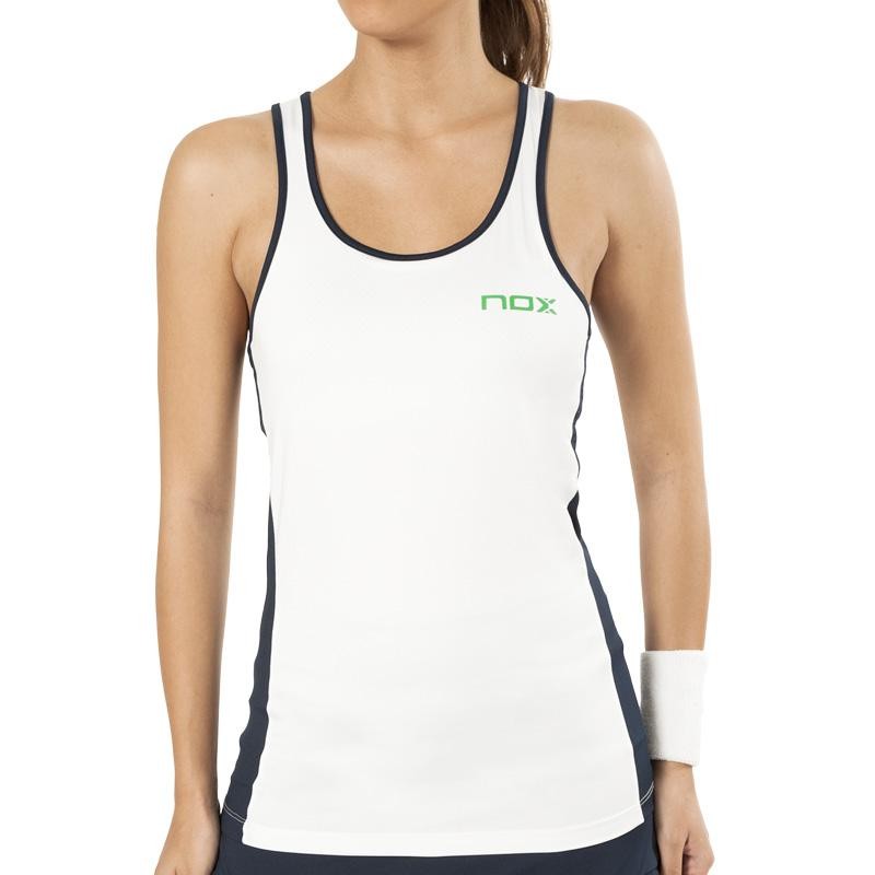 Camiseta de Tirantes Nox Pro Blanco Logo Verde 2019 Camiseta de Tirantes Nox Pro Blanco Logo Verde 2019