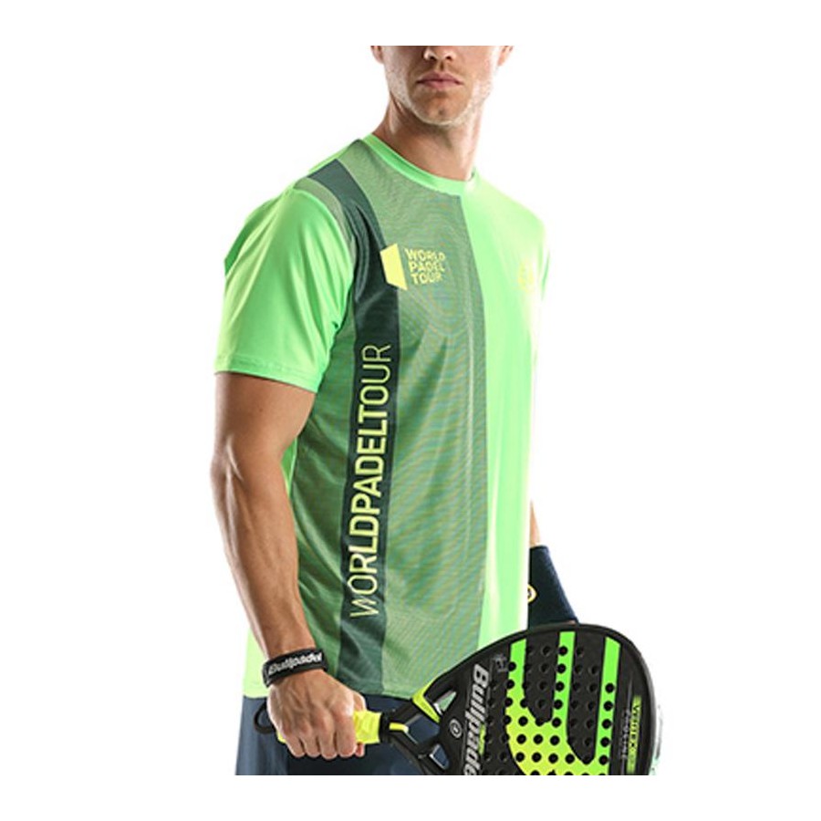 Camiseta Bullpadel Tugo WPT Verde Fluor 2019