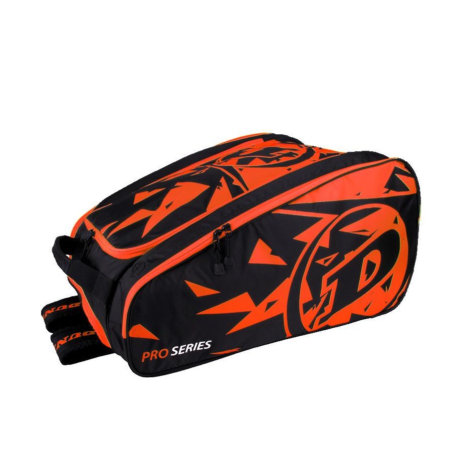 Paletero Dunlop Pro Team Black Orange 2019