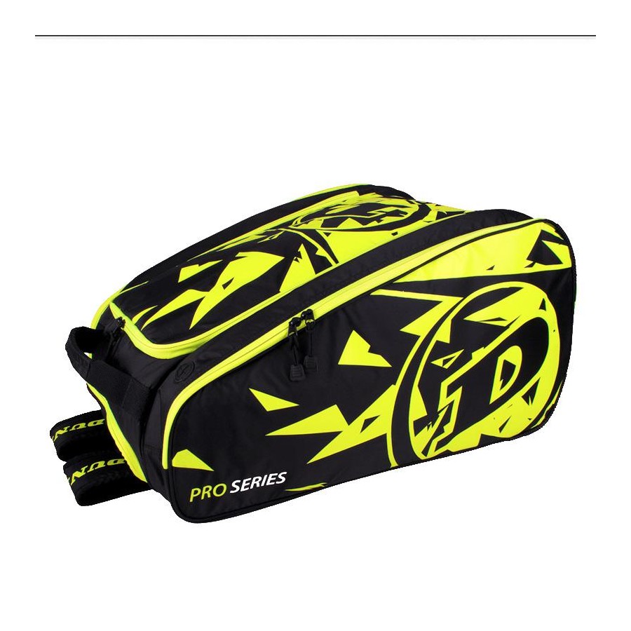 Paletero Dunlop Pro Team Black Yellow 2019