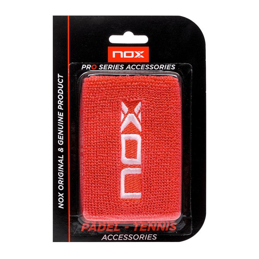 Muñequera Nox Roja logo Blanco 2019