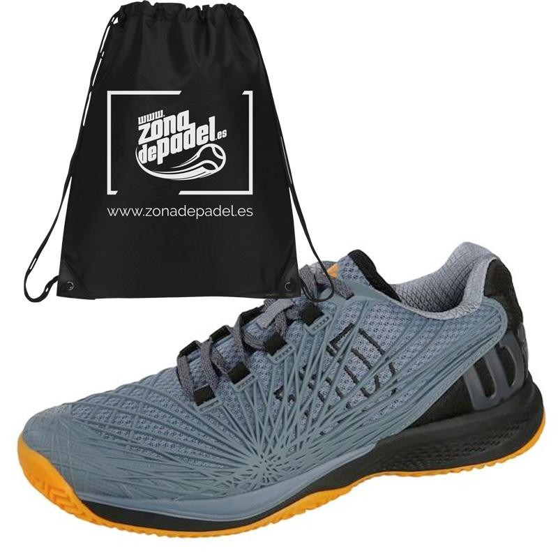 Zapatillas Wilson Kaos 2.0 Flint Black Mandarin 2019 Zapatillas Wilson Kaos 2.0 Flint Black Mandarin 2019